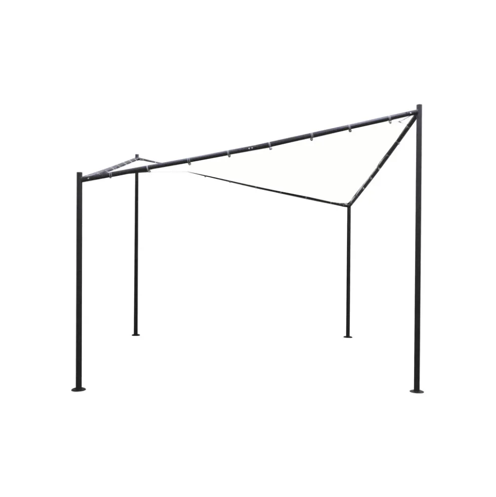 Dachplane für Pavillon Orlando PVC weiss