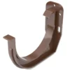 Dachrinnenhalter halbrund 100 mm aus PVC in braun