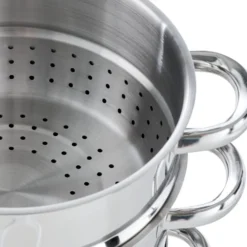Dampfentsafter-Set 3-teilig 6 Liter aus massivem Edelstahl