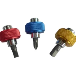 Daumenschrauber-Set 6-teilig mit 1/4" Steckschlüsseleinsatz und Bits