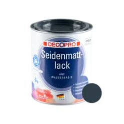 DECOPRO Acryl anthrazit Seidenmattlack 750 ml RAL 7016