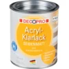 DECOPRO Acryl-Klarlack farblos 750 ml seidenmatt