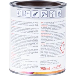 DECOPRO Acryl schokoladenbraun Seidenmattlack RAL 8017