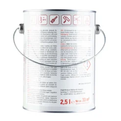 DECOPRO Acryl schwedenrot Wetterschutzfarbe seidenglänzend 2,5 Liter