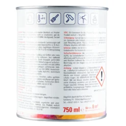 DECOPRO Acryl Seidenmattlack nussbraun RAL 8011 für innen und außen