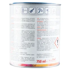 DECOPRO Acryl Seidenmattlack enzianblau RAL 5010 für innen und außen