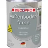 DECOPRO Außenbodenfarbe 2,5 Liter Silbergrau seidenmatt