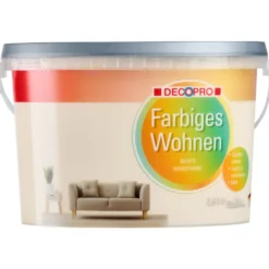 DECOPRO Farbiges Wohnen Bisquit 2,5 L