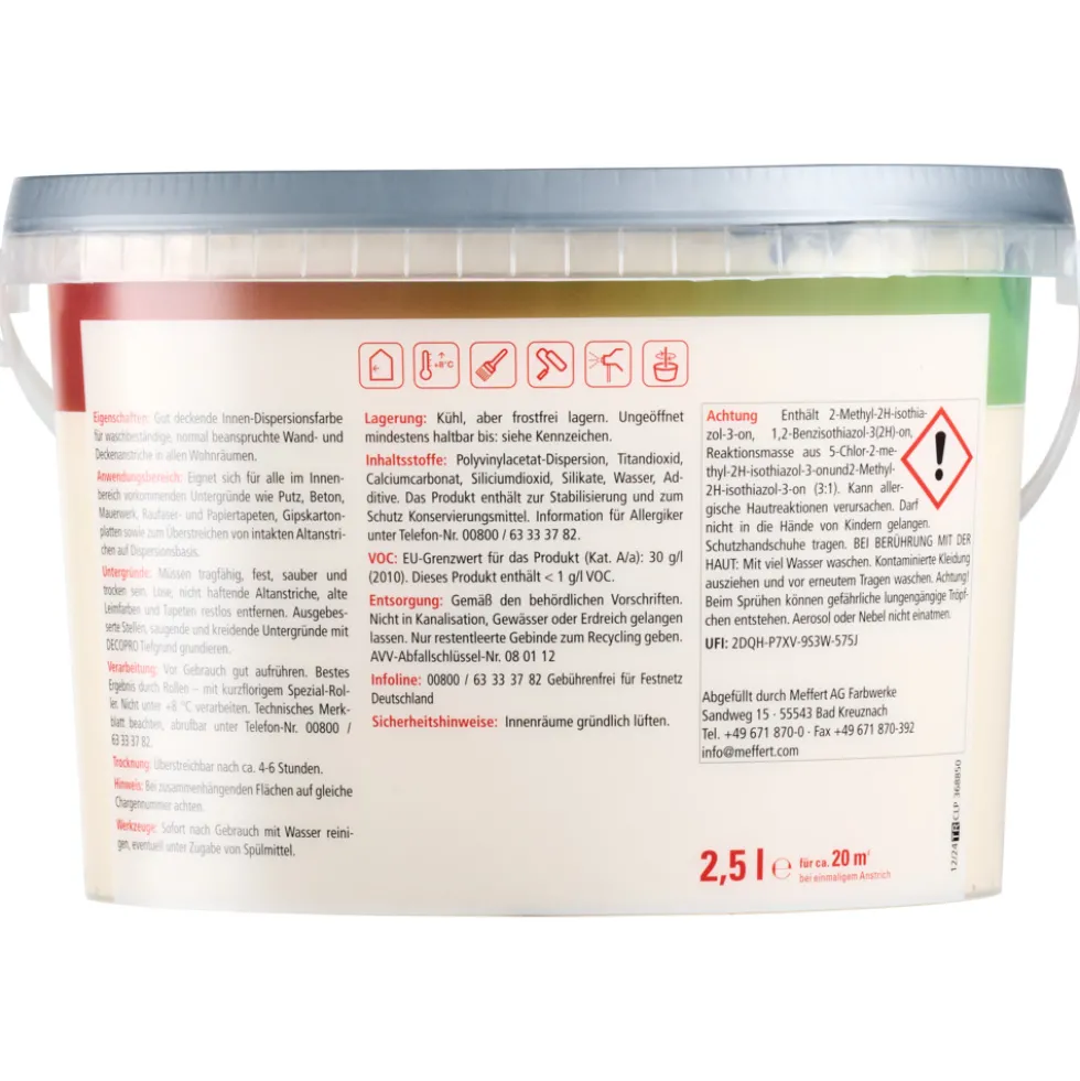 DECOPRO Farbiges Wohnen Bisquit 2,5 L