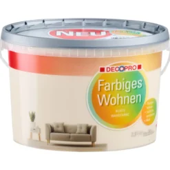 DECOPRO Farbiges Wohnen Bisquit 2,5 L