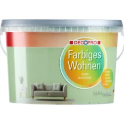 DECOPRO Farbiges Wohnen Farn 2,5 L