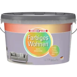DECOPRO Farbiges Wohnen Flieder 2,5 L