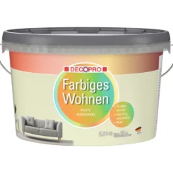 DECOPRO Farbiges Wohnen Limone 2,5 L