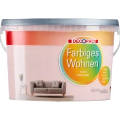 DECOPRO Farbiges Wohnen Rosé 2,5 L