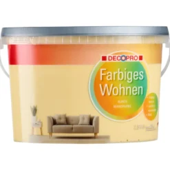 DECOPRO Farbiges Wohnen Sonne 2,5 L