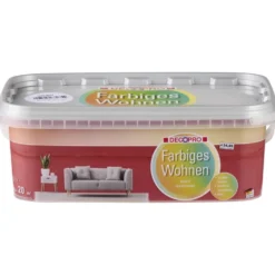 DECOPRO Farbiges Wohnen Ziegel 2,5 L