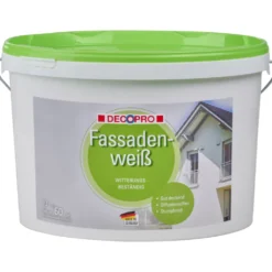 DECOPRO Fassadenweiß 10 Liter matt weiß