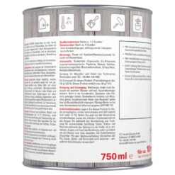 DECOPRO Garten-Grau 750 ml in Anthrazit, matt