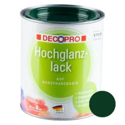 DECOPRO Hochglanzlack 750 ml moosgrün
