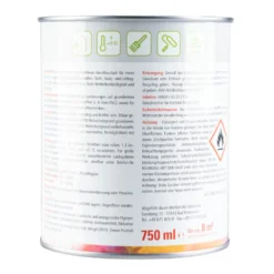 DECOPRO Hochglanzlack 750 ml silbergrau