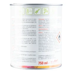DECOPRO Hochglanzlack tiefschwarz RAL 9005 für innen und außen