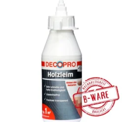 DECOPRO Holzleim in der Tube transparent - B-Ware