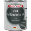 DECOPRO 2in1 Fußbodenfarbe 750 ml in Silbergrau