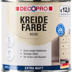 DECOPRO Kreidefarbe 375 ml beige, matt