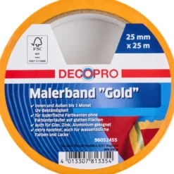 DECOPRO Lackierband Gold 25 m