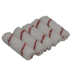 DECOPRO Malerrolle Set 5 Stück 10 cm Premiumwalze universal Mini