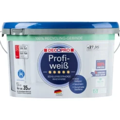 DECOPRO Profiweiß 5 Liter matt hochdeckend