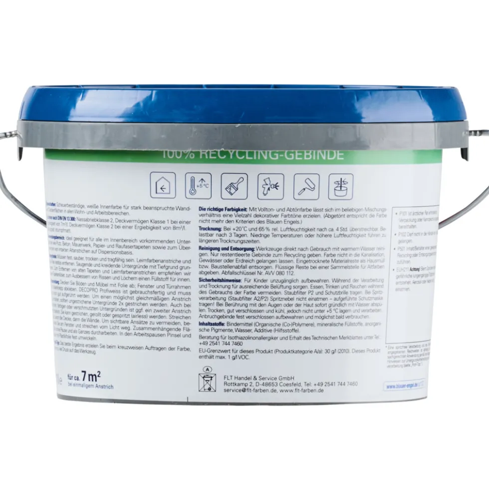 DECOPRO Profiweiß 1 Liter matt hochdeckend