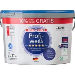 DECOPRO Profiweiß 11 Liter matt hochdeckend