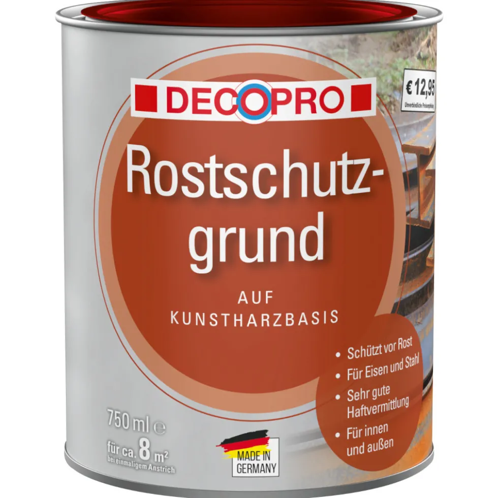 DECOPRO Rostschutzgrund in oxidrot RAL 3009 für innen und außen