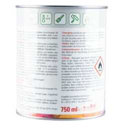 DECOPRO Seidenglanzlack feuerrot RAL 3000 für innen und außen