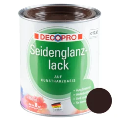 DECOPRO Seidenglanzlack schokoladenbraun RAL 8017 für innen und außen