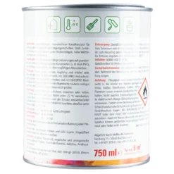 DECOPRO Seidenglanzlack silbergrau RAL 7001 für innen und außen
