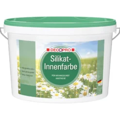 DecoPro Silikat-Innenfarbe 10 Liter in Weiß
