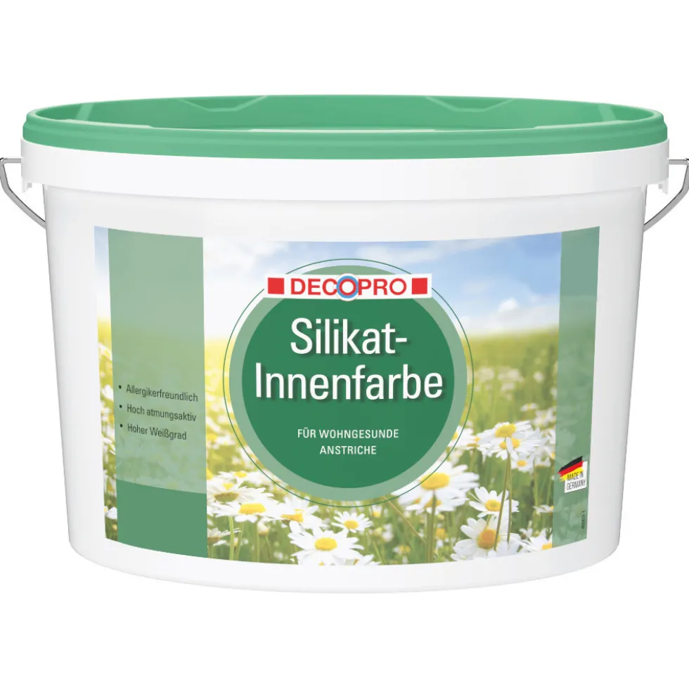 DecoPro Silikat-Innenfarbe weiß 5 Liter