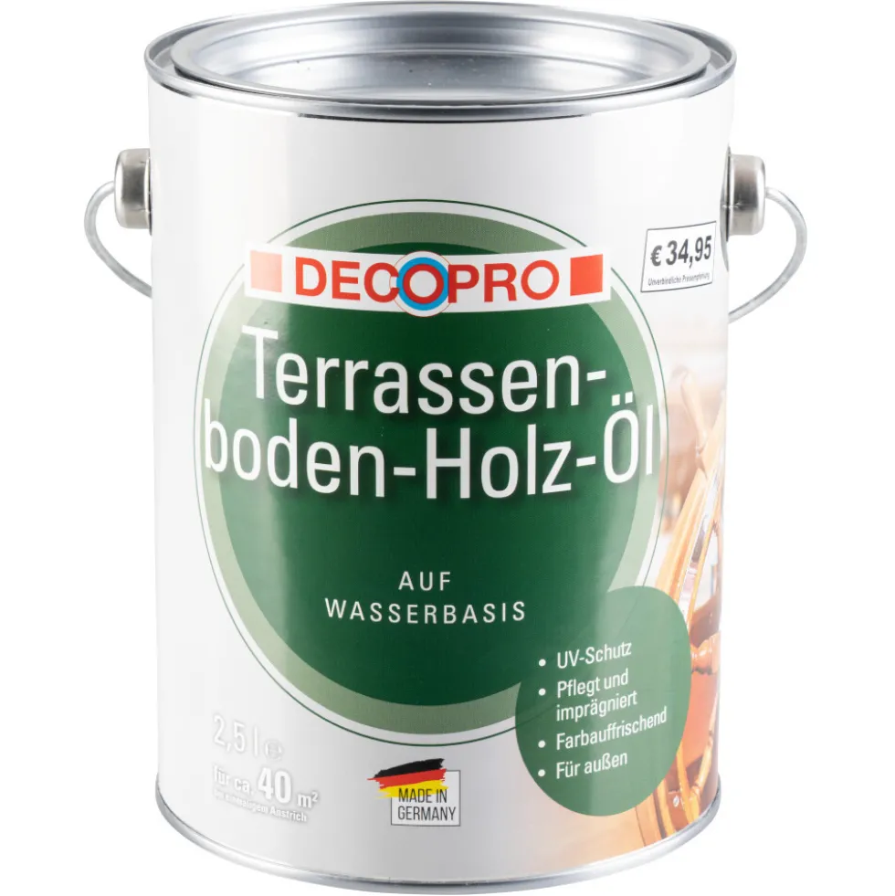 DECOPRO Terrassenboden-Holz-Öl 2500 ml douglasie