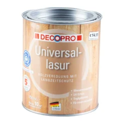 DECOPRO Universal-Lasur 750 ml weiß