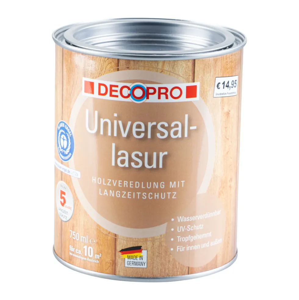 DECOPRO Universal-Lasur 750 ml weiß