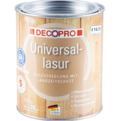 DECOPRO Universal-Lasur seidenglänzend in eiche für innen und außen