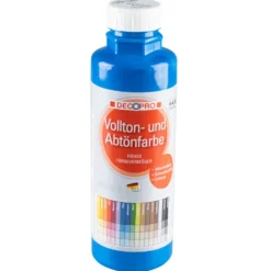 DECOPRO Vollton und Abtönfarbe 500 ml blau innen und außen