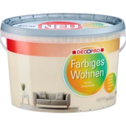 DECOPRO Wandfarbe 2,5 Liter caramel matt