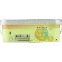 DECOPRO Wandfarbe 2,5 Liter jade matt
