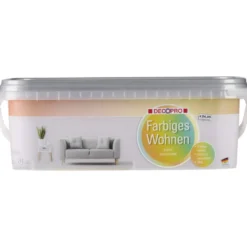 DECOPRO Wandfarbe 2,5 Liter Muschel matt