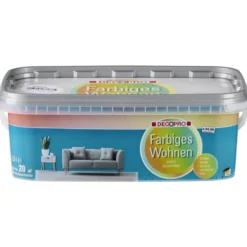 DECOPRO Wandfarbe 2,5 Liter petrol matt
