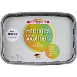 DECOPRO Wandfarbe 2,5 Liter petrol matt