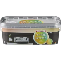 DECOPRO Wandfarbe 2,5 Liter schiefer matt